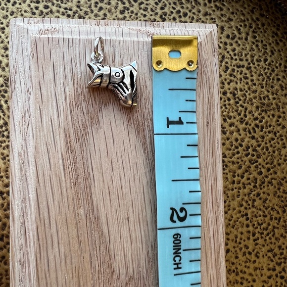 Tiny Inline Skate Charm Vintage Sterling Silver 925 NOS - Picture 6 of 6